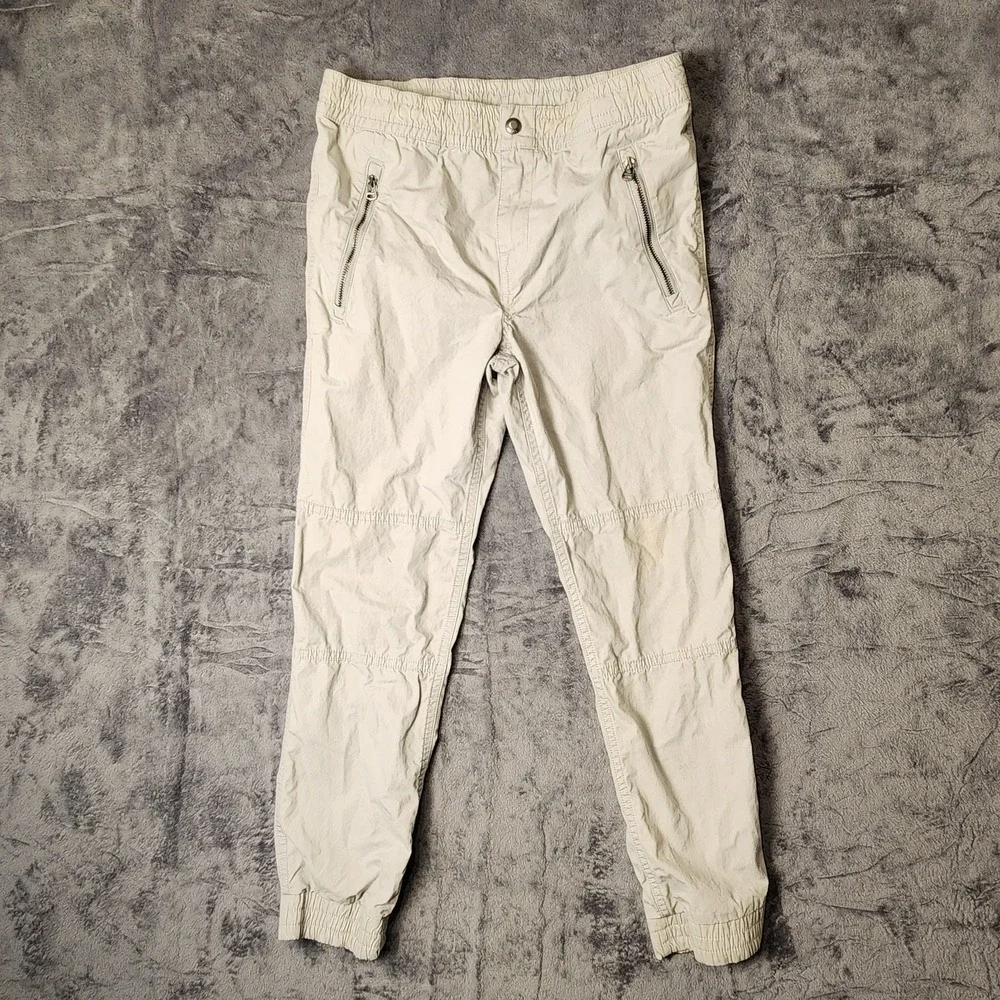 Polo Ralph Lauren Jogger Pants Boys S 8 Khaki Cotton Utility Streetwear